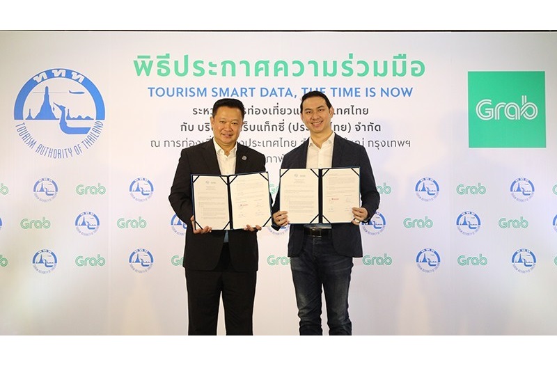 泰國觀光局宣布與Grab建立大數據合作夥伴關係