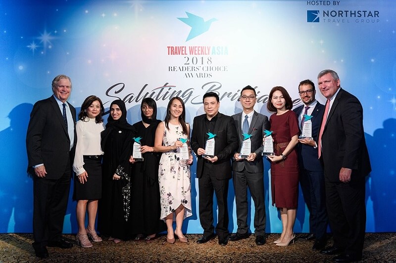 泰國在亞洲旅遊周刊2018讀者之選獎中被評選為“亞太地區最佳景點”
