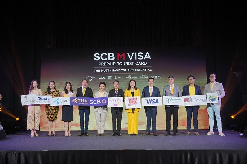 泰國匯商銀行、The Mall百貨集團和Visa合作推出SCB M Visa遊客預付卡