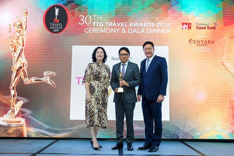 泰國觀光局在TTG旅遊大獎中第五度榮獲最佳國家觀光組織
