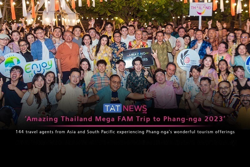泰國觀光局舉辦“驚艷泰國 Mega FAM 攀牙之旅 2023”