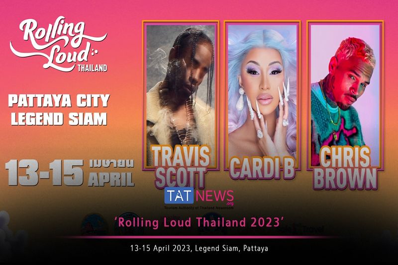 芭達雅將為潑水節舉辦“Rolling Loud”嘻哈音樂節