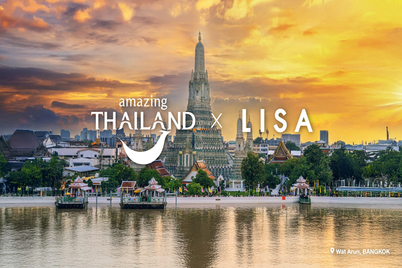 Lalisa「Lisa」Manobal 擔任全新「Amazing Thailand」品牌大使